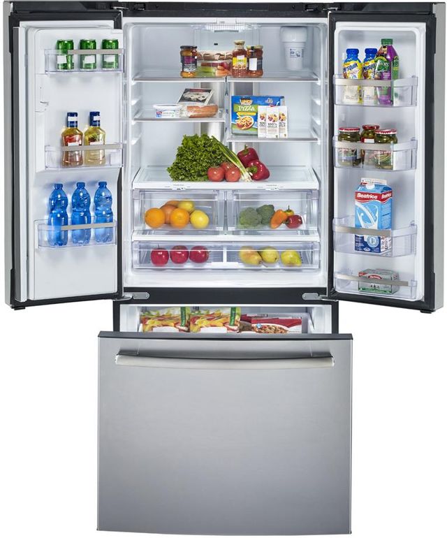 Réfrigérateur à congélateur inférieur de 33 po GE Profile™ de 24,8 pi³ - Acier inoxydable 4