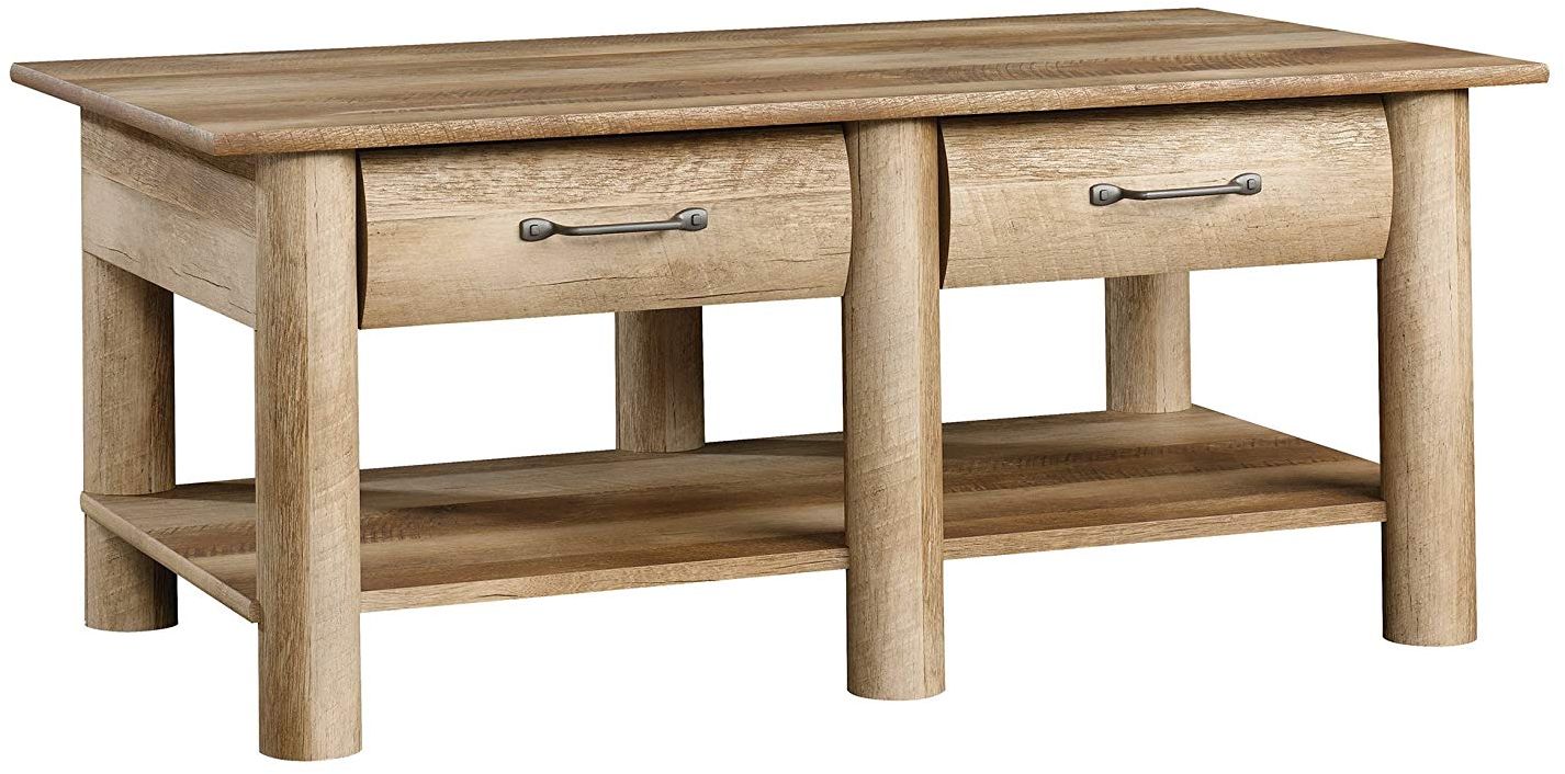 craftsman oak coffee table