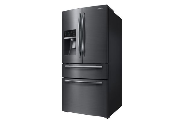 Samsung 24.7 Cu. Ft. Fingerprint Resistant Black Stainless Steel 4-Door French Door Refrigerator-3