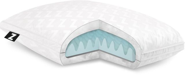 Malouf® Z™ Gel Convolution™ Travel High Loft Pillow