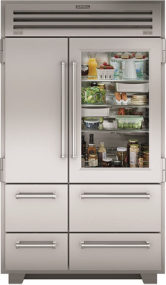 Sub-Zero® PRO 30.4 Cu. Ft. Stainless Frame Built In Side-by-Side Refrigerator