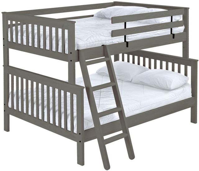 Crate Designs™ Furniture Graphite Full XL/Queen Tall Mission Bunk Bed ...