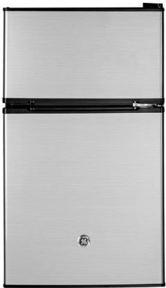 GE® 3.1 Cu. Ft. CleanSteel® Stainless Steel Compact Refrigerator
