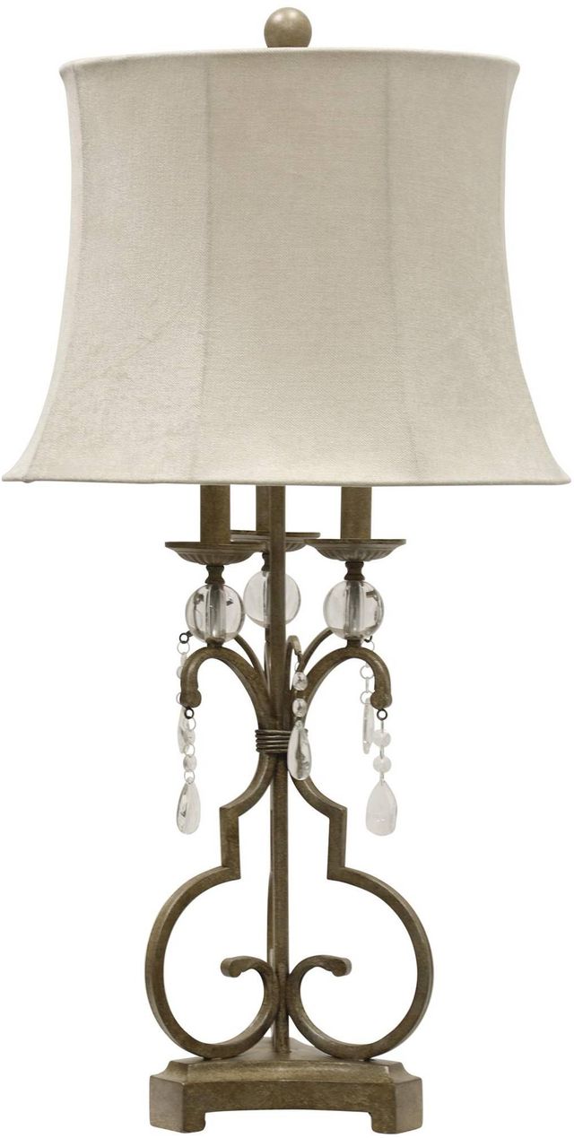 StyleCraft Georgian Silver Table Lamp