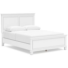 Colorful Queen Bed (White)