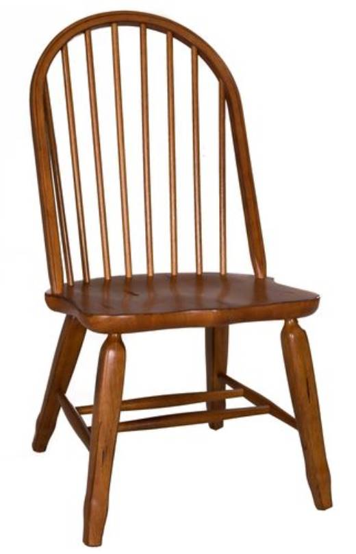Liberty Furniture Treasures Rustic Oak Bow Back Side Chair - Set of 2