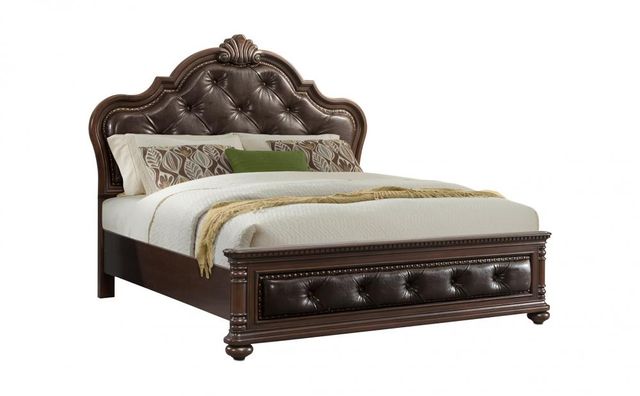 Elements Classic Queen Bed, Dresser, Mirror & Nightstand-1