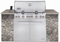 Weber® Grills® S-660™ Stainless Steel Built-In Gas Grill