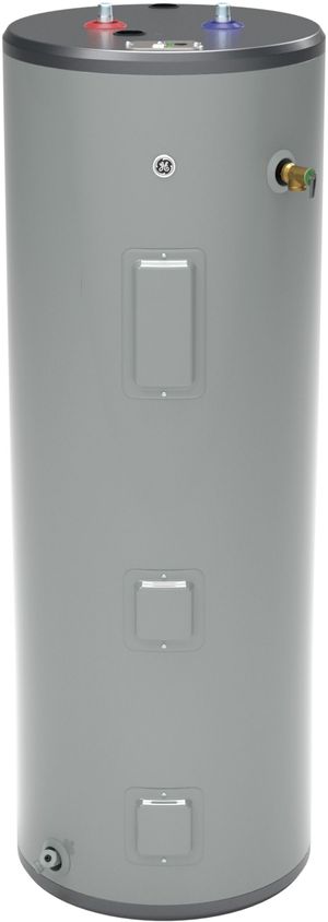 GE® 50 Gallon Gray Electric Water Heater