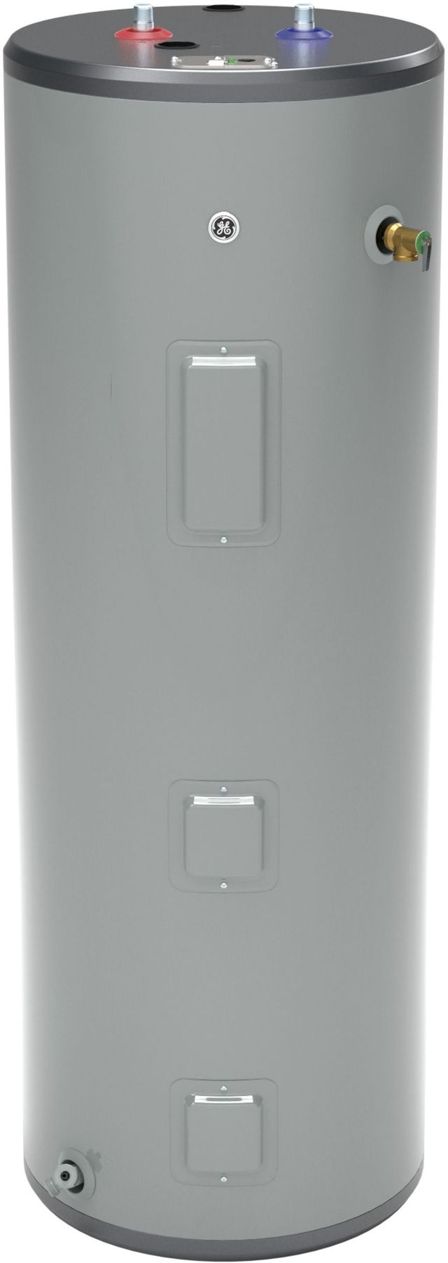 GE® 50 Gallon Gray Electric Water Heater-0