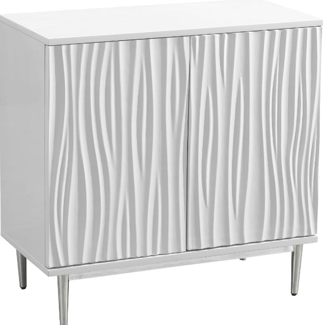 Waves deals white credenza