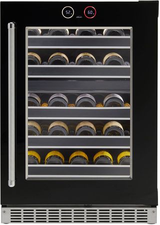 Silhouette® Reserve 24” Black Wine Cooler