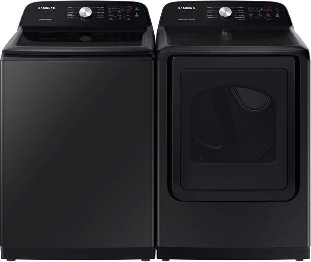 Samsung 5100 Series 7.4 Cu. Ft. Brushed Black Front Load Electric Dryer 7