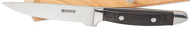 Lynx® Stainless Steel Steak Knife Box Set 1