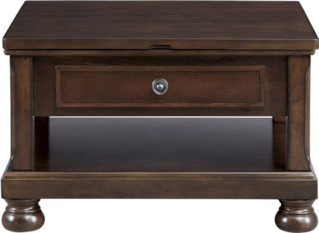 Signature Design by Ashley® Porter Rustic Brown Lift Top Coffee Table 1
