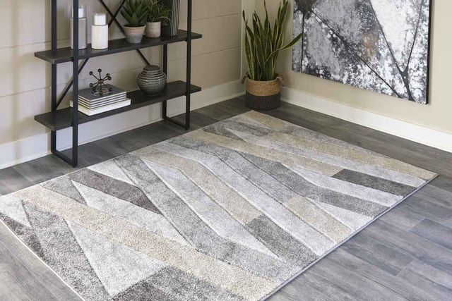 Signature Design by Ashley® Wittson Beige/Gray Large Rug-3