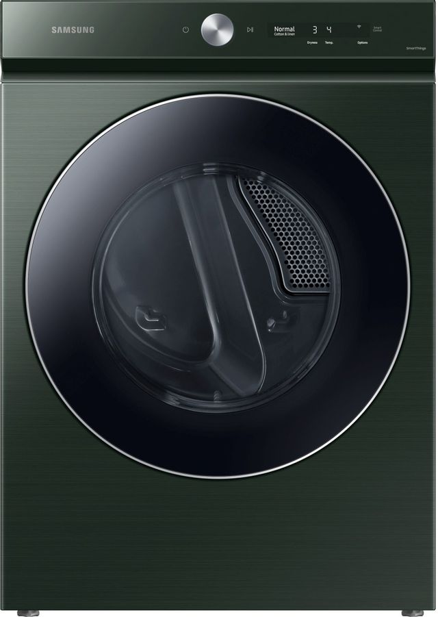 Samsung Bespoke 8900 Series 7.6 Cu. Ft. Forest Green Front Load Gas Dryer 0