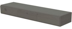 Crate Designs™ Furniture WildRoots Graphite Extra-long Unit