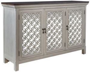 Liberty Westridge Antique White/Wire Brushed Gray Accent Cabinet