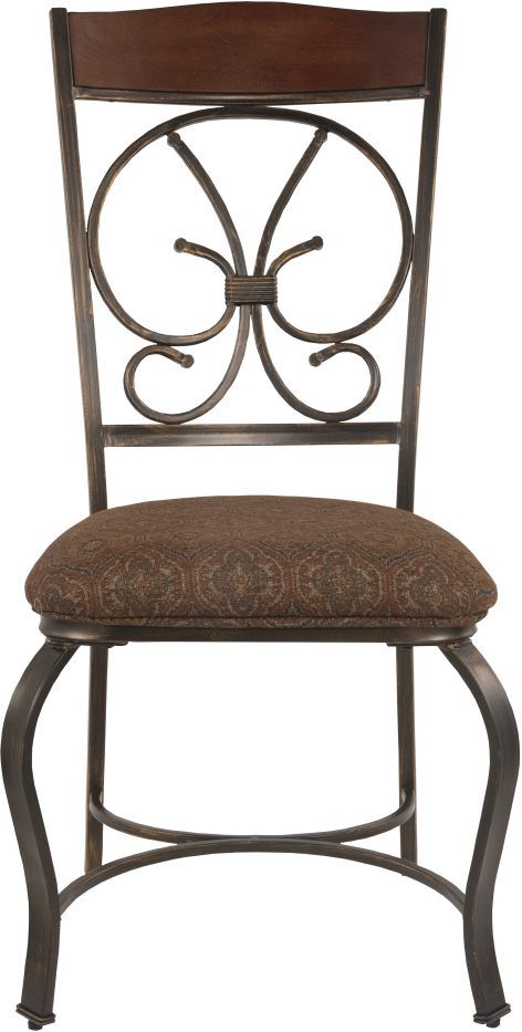 Signature Design by Ashley® Glambrey Brown Dining Upholstered Side Chairs - Set of 4-1