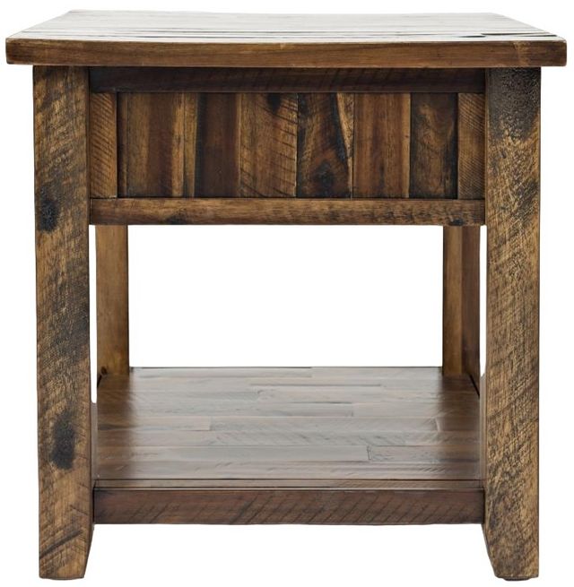 Jofran Inc. Artisan's Craft Dakota Oak End Table-2