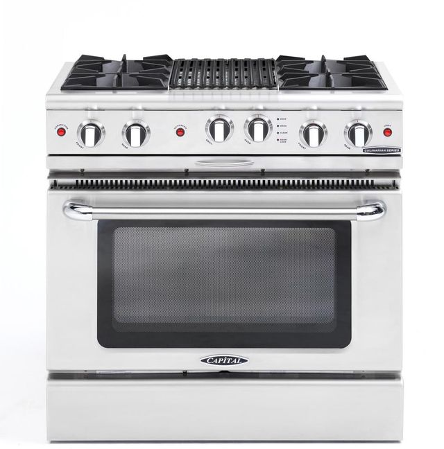 Capital Culinarian 36" Stainless Steel Free Standing Gas Range-0
