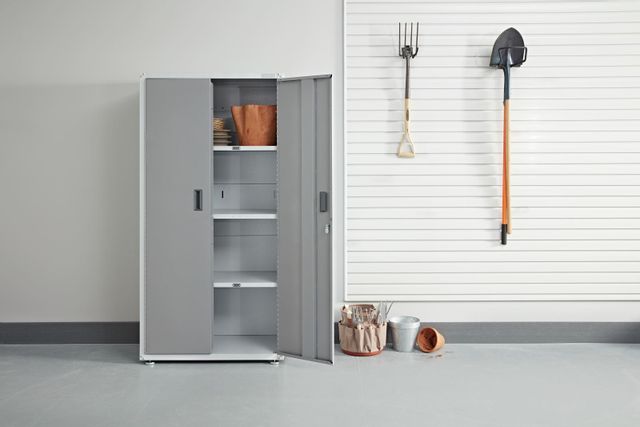 Gladiator® Gray Slate Ready-to-Assemble Mobile Storage Cabinet 6