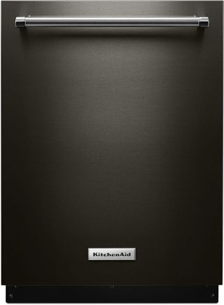 KitchenAid® 23.88" Black Stainless Steel with PrintShield™ Finish Built In Dishwasher