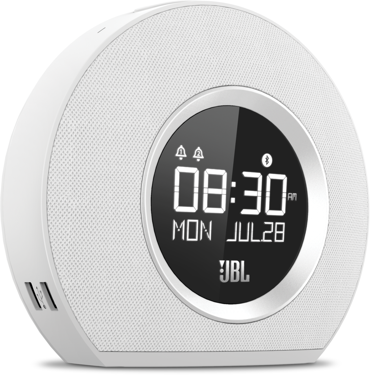JBL® Horizon Hotel White Bluetooth® Alarm Clock Radio