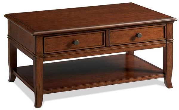 Riverside Furniture Campbell Burnished Cherry Coffee Table