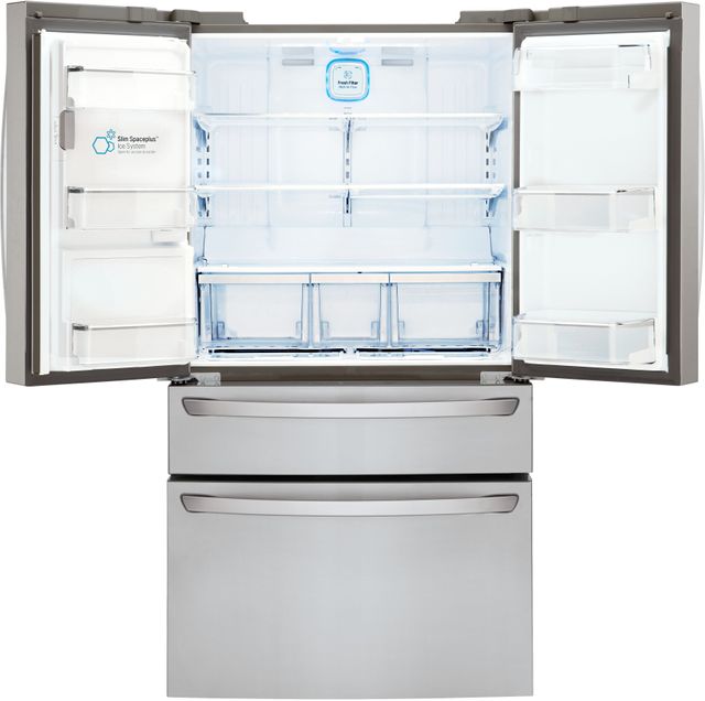 LG 22.7 Cu. Ft. Stainless Steel Counter Depth French Door Refrigerator 1