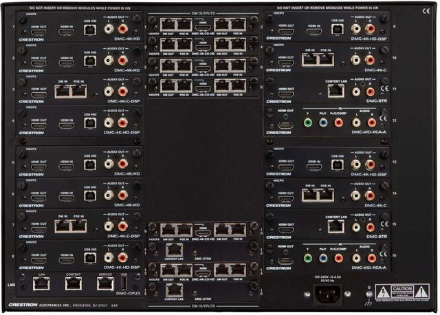 Crestron® DigitalMedia™ 16x16 Switcher with Redundant Power Supplies 2
