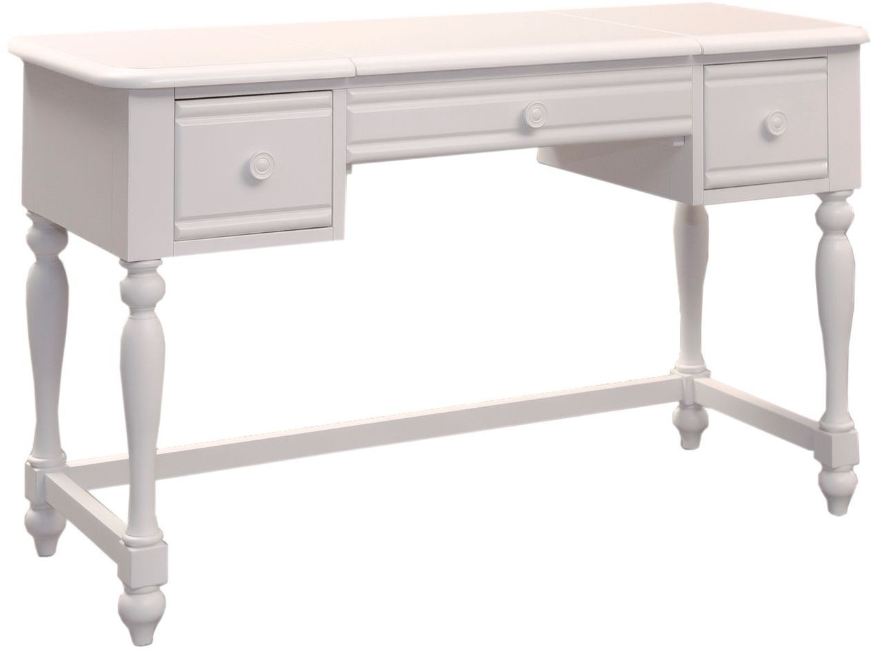 Liberty Furniture Summer House Oyster White Youth Vanity Desk