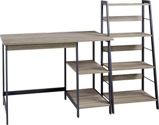 Signature Design by Ashley® Soho Brown/Black Home Office Desk and Shelf