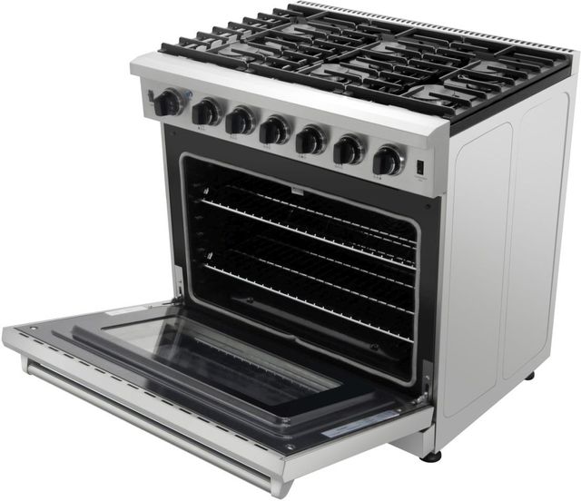 Thor Kitchen® Professional 36" Stainless Steel Pro Style Gas Range-LRG3601U-2