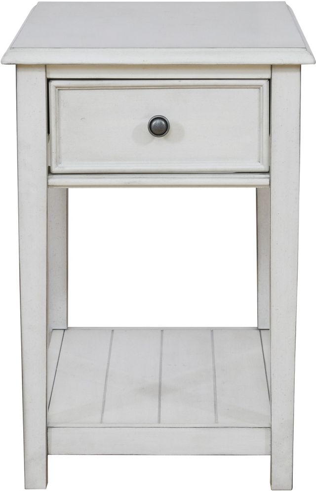 Signature Design by Ashley® Kanwyn Whitewash End Table | Miskelly Furniture