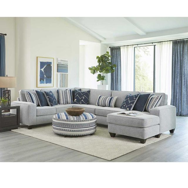 Albany Industries Persia Indigo Sectional-0
