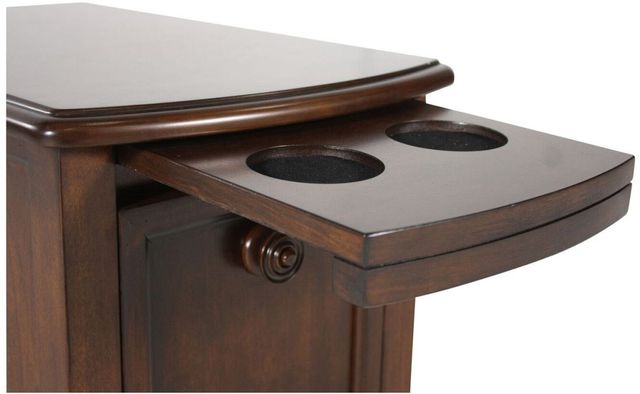 Signature Design by Ashley® Brookfield Dark Brown Chair Side End Table 2