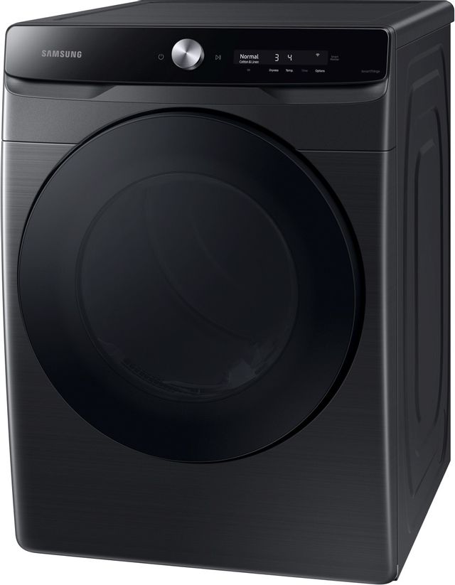 Samsung 7.5 Cu. Ft. Brushed Black Front Load Gas Dryer-1