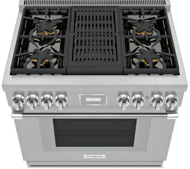 Thermador® Pro Harmony® 36" Stainless Steel Pro Style Dual Fuel Range-1