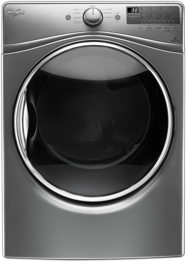 Whirlpool® Front Load Gas Dryer-Chrome Shadow