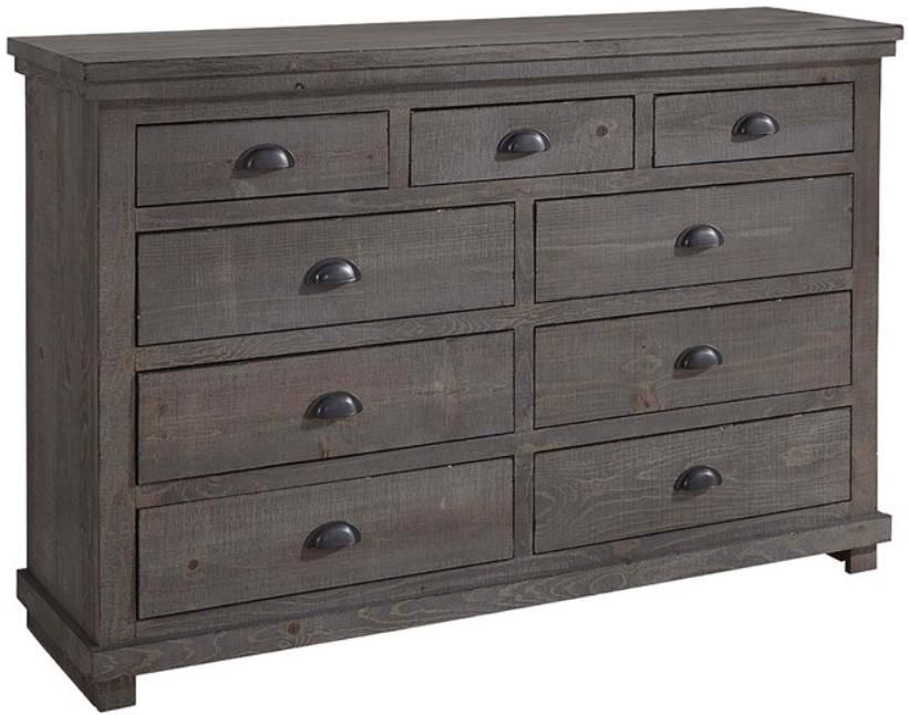 Progressive® Furniture Willow Distressed Dark Gray Dresser Bob Mills Furniture