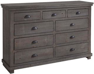 Progressive® Furniture Willow Distressed Dark Gray Dresser