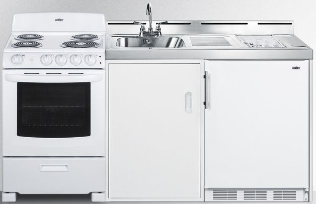 Summit Appliance 24 in. 2.9 cu. ft. Electric Range in White