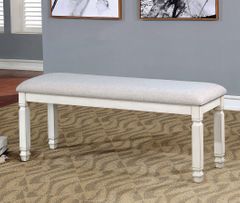 Furniture of America® Kaliyah Antique White Dining Bench