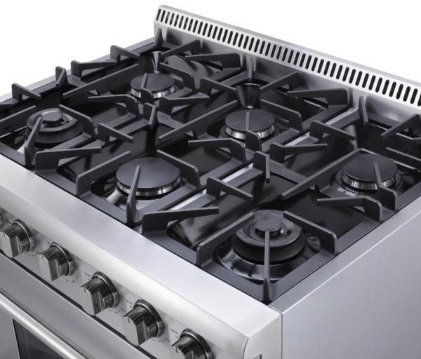 Thor Kitchen® 36" Stainless Steel Pro Style Gas Range 4