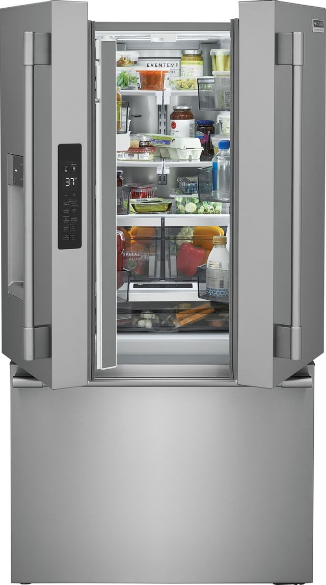 Frigidaire Professional® 27.8 Cu. Ft. Smudge-Proof® Stainless Steel Counter Depth French Door Refrigerator 9