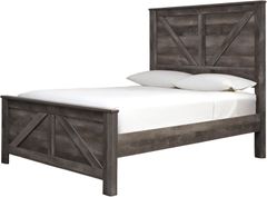 Signature Design by Ashley® Wynnlow Gray King Crossbuck Panel Bed