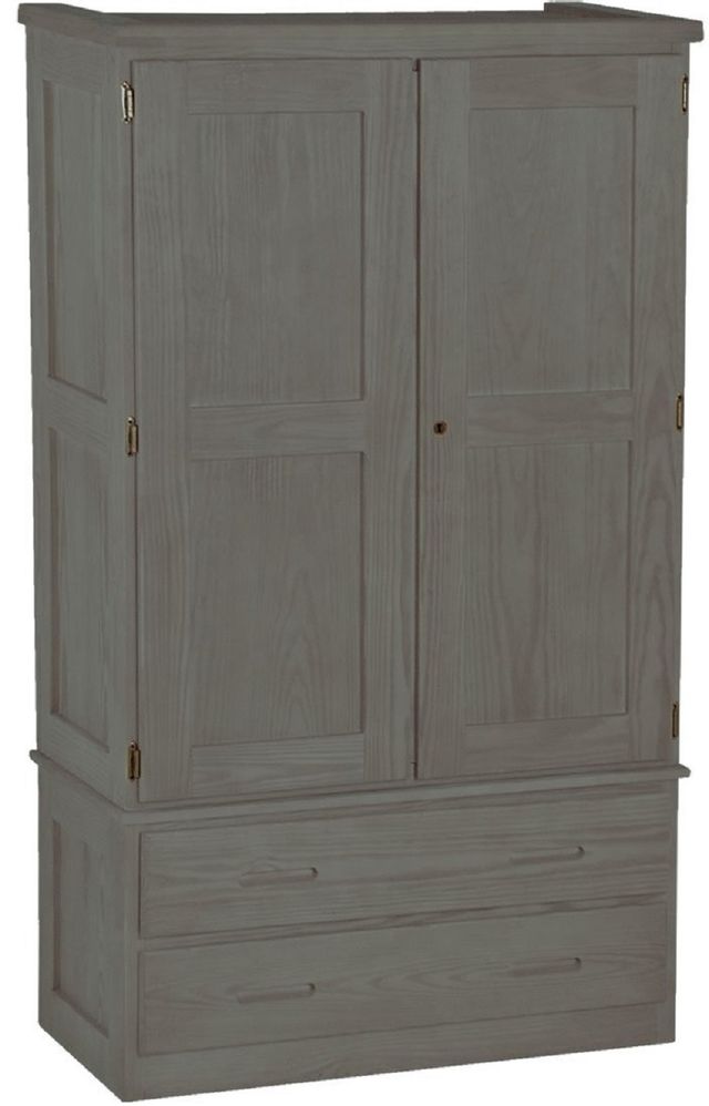 Crate Designs™ Furniture Graphite Shelf Armoire 2