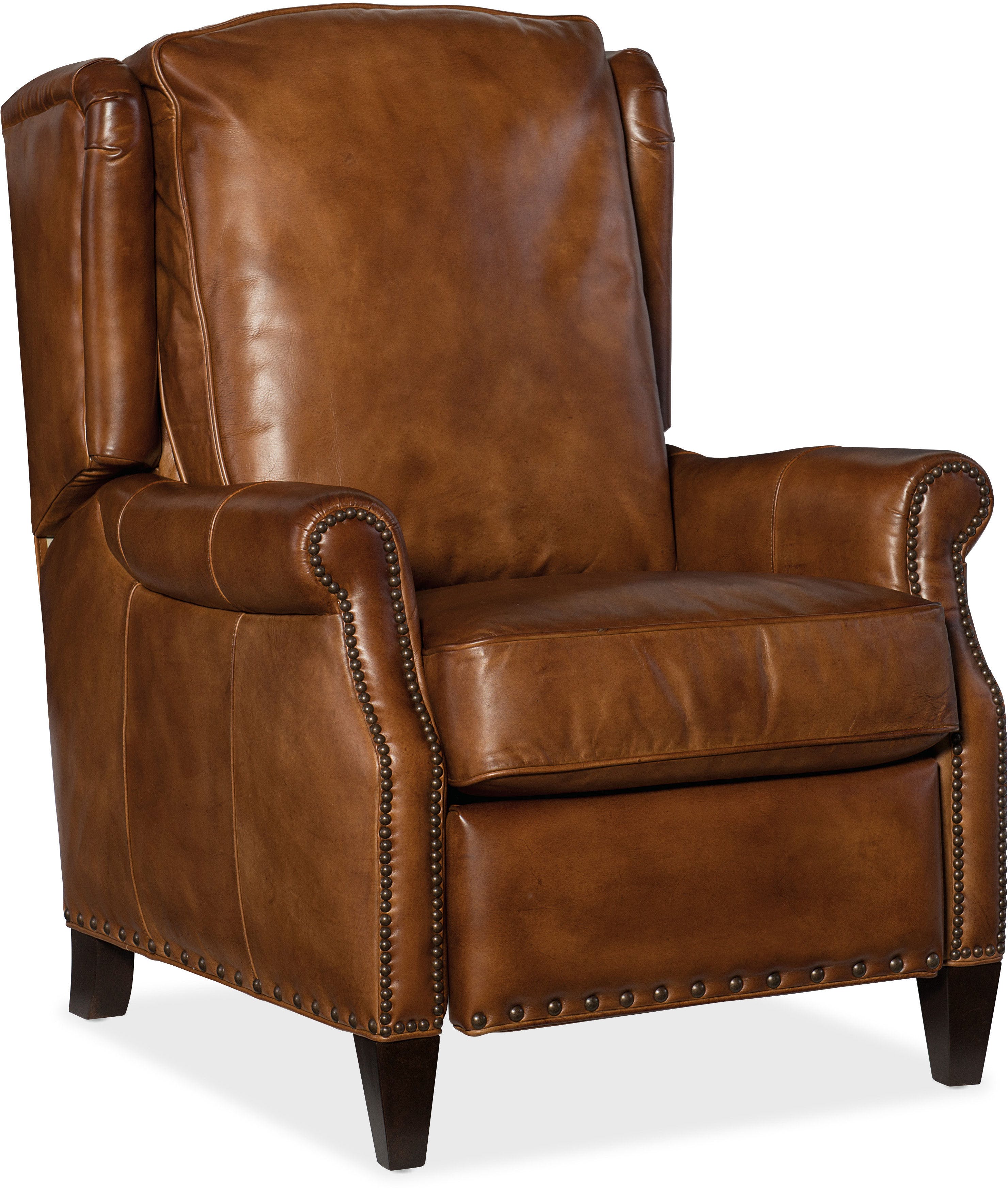 Hooker® Furniture Silas Brown All Leather Recliner